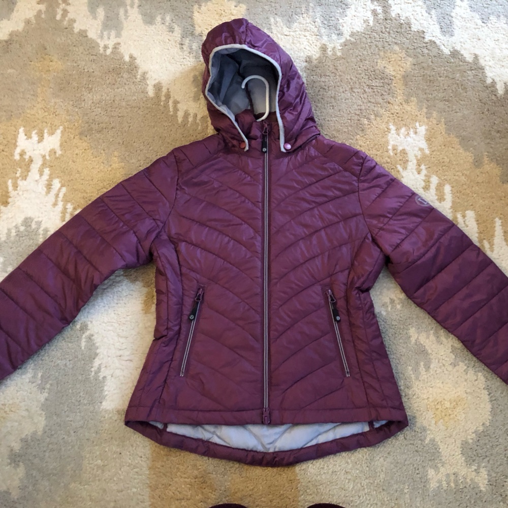 Dover Saddlery Cypress Lite Puffer Jacket Purple Sz Small Equestrian Performance